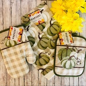 Pumpkins Galore 4 Pc Kitchen Set